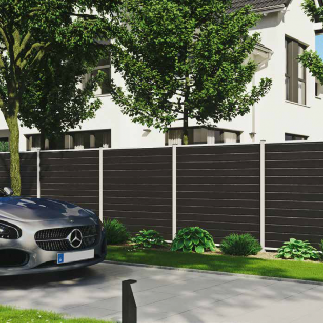 WPC-Steckzaunsystem WOLLBACH