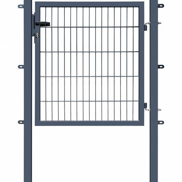 Gartentor mit Abdeckleiste