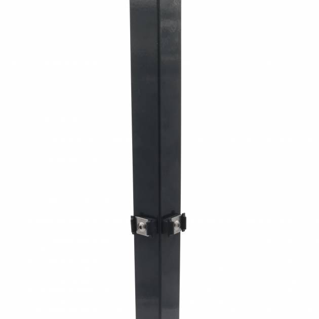 Eck-Zaunpfosten mit Klemmplättchen (Einbetonieren)