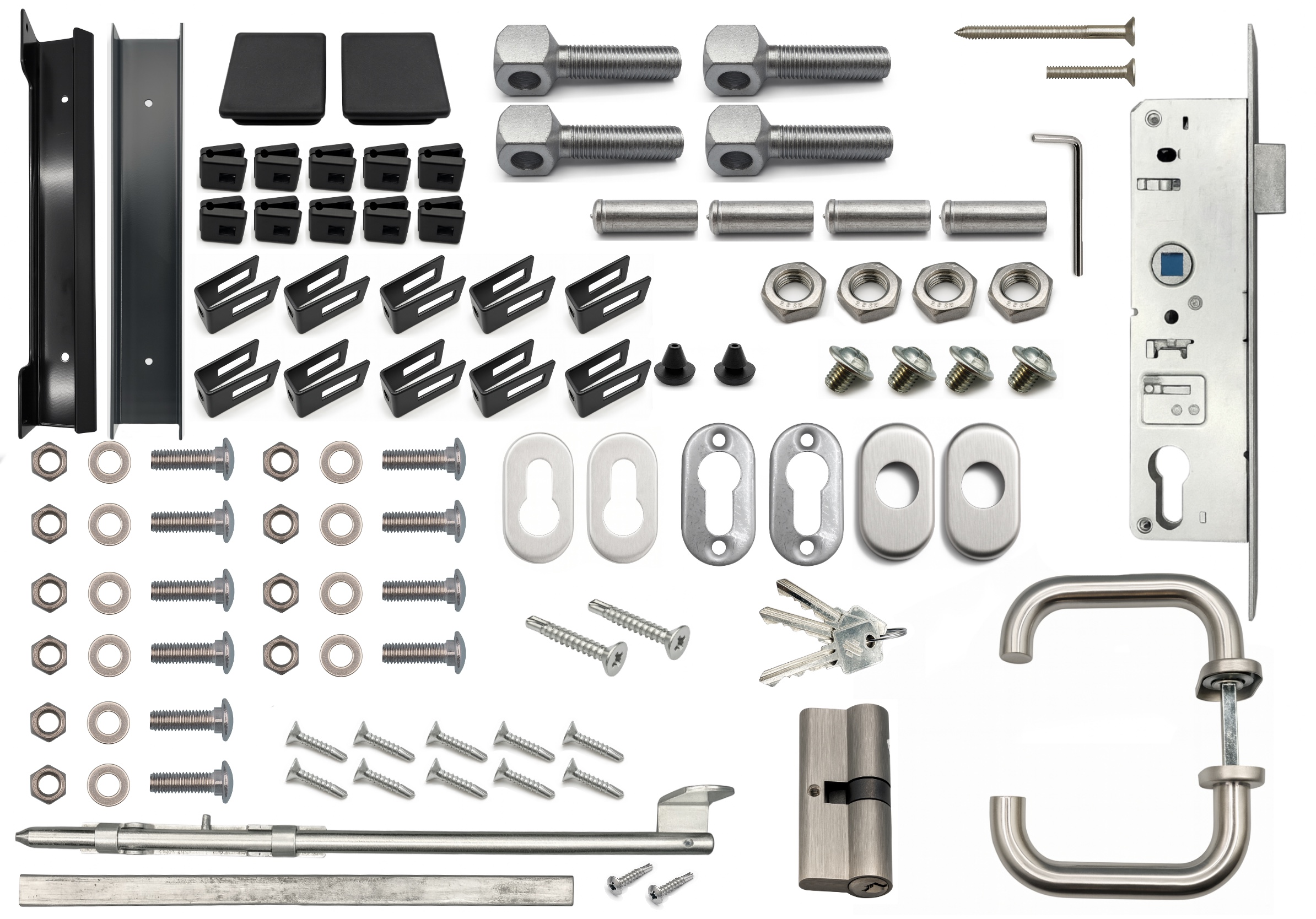 Kombi Tor 8/6/8 Einbetonieren 2-flügig - Image 5